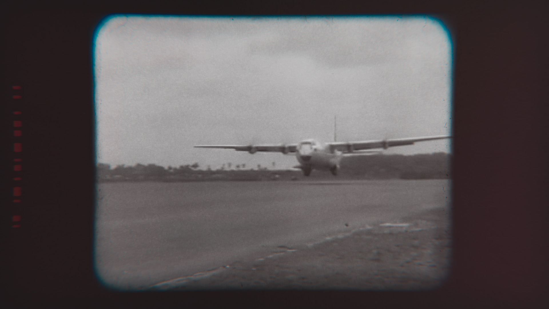 Archival Footage of a C-130